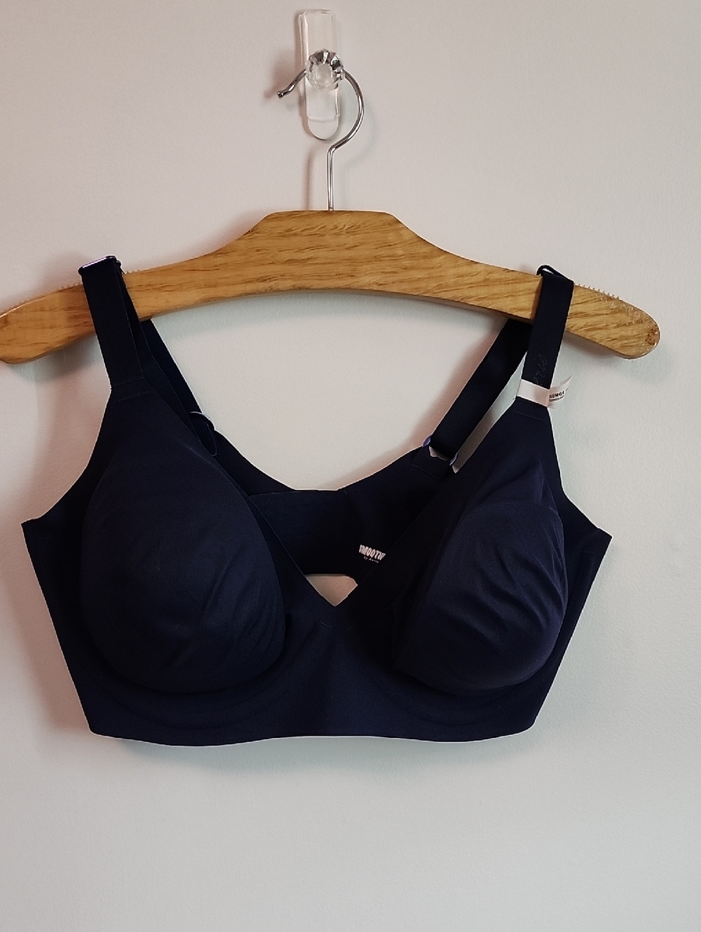 Aerie Smoothez Navy Wired Bra Plunge 38DD